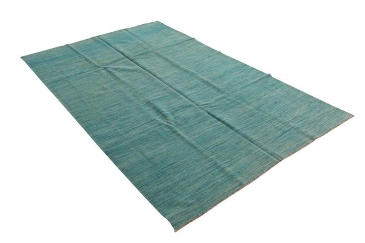 Detail image of 6' x 9' 10 Hand Woven Kilim Modern Wool Rug