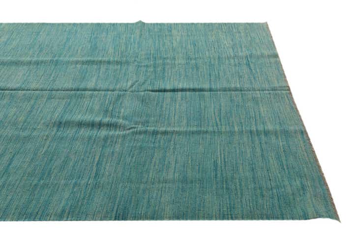 6' x 9' 10 Hand Woven Kilim Modern Wool Rug