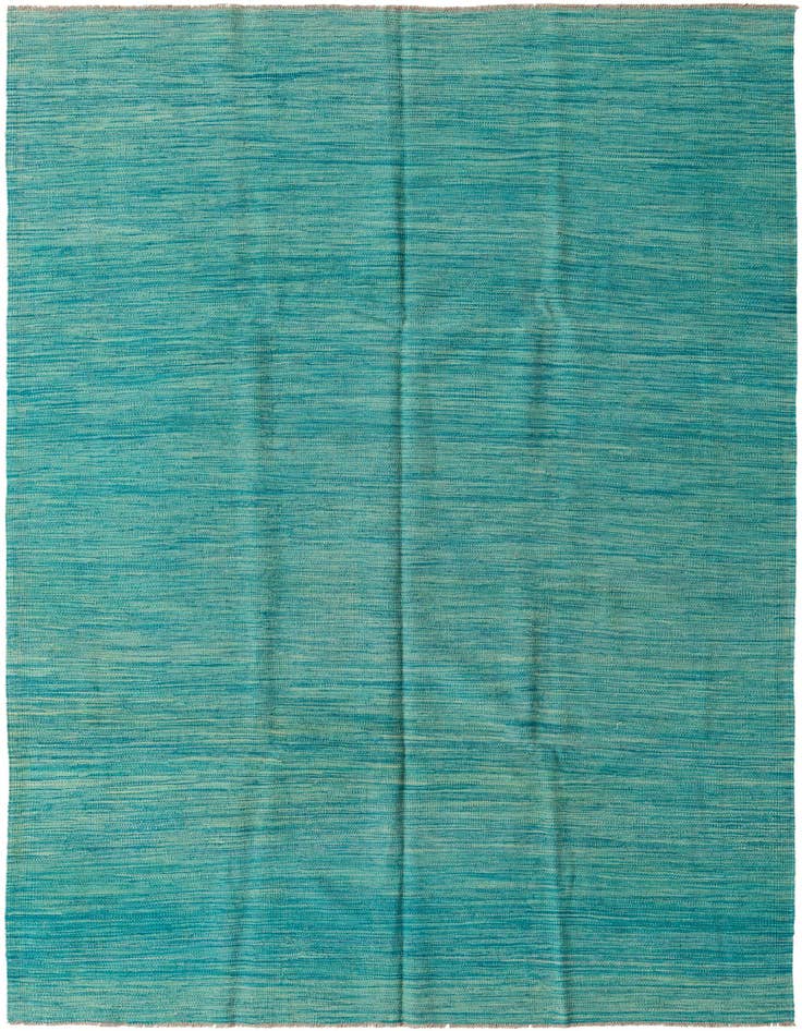 Detail image of 6' x 9' 10 Hand Woven Kilim Modern Wool Rug