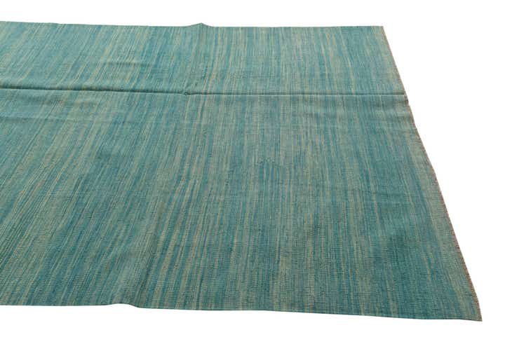 5' 10 x 9' 2 Hand Woven Kilim Modern Wool Rug