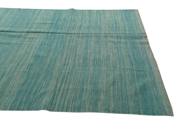 Detail image of 5' 10 x 9' 2 Hand Woven Kilim Modern Wool Rug