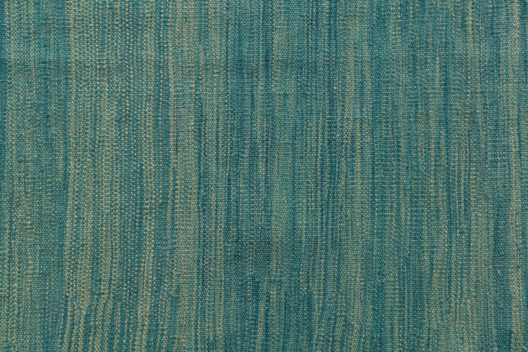 5' 10 x 9' 2 Hand Woven Kilim Modern Wool Rug