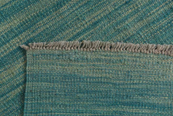 5' 10 x 9' 2 Hand Woven Kilim Modern Wool Rug