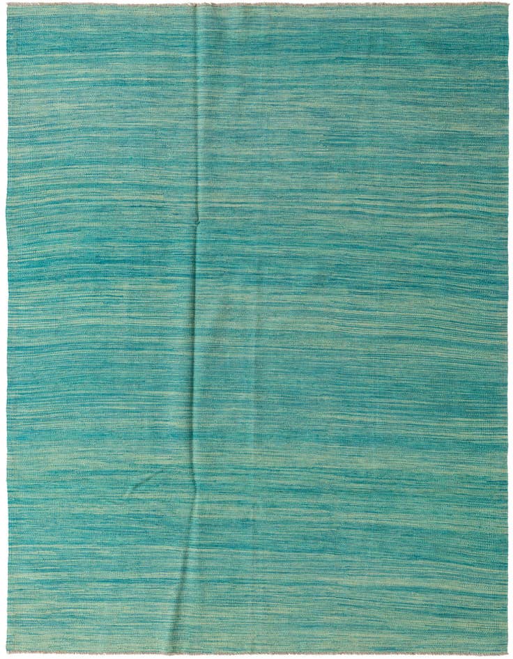 Detail image of 5' 10 x 9' 2 Hand Woven Kilim Modern Wool Rug