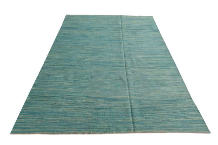 6' x 9' 2 Hand Woven Kilim Modern Wool Rug