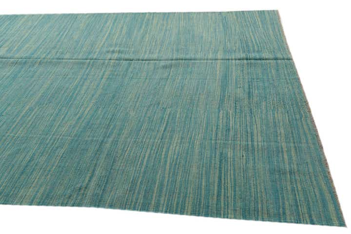 6' x 9' 2 Hand Woven Kilim Modern Wool Rug
