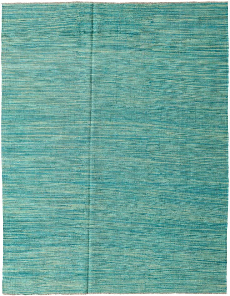 Detail image of 6' x 9' 2 Hand Woven Kilim Modern Wool Rug