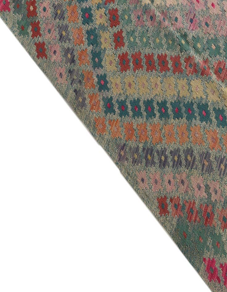 Detail image of 10' 4 x 13'  Hand Woven Kilim Modern Wool Rug