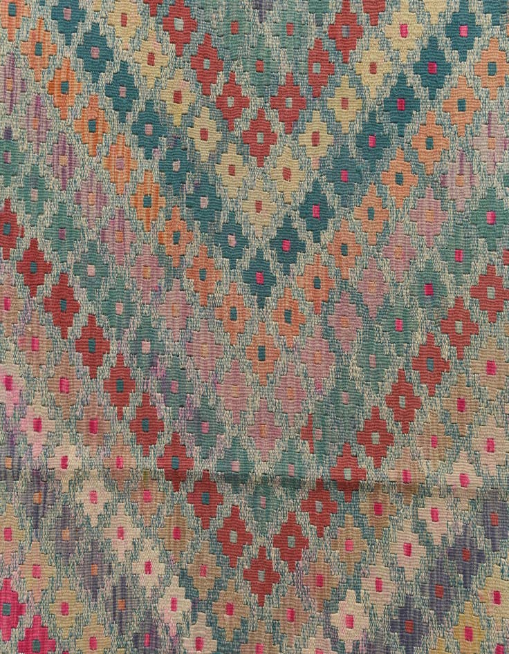 Detail image of 10' 4 x 13'  Hand Woven Kilim Modern Wool Rug