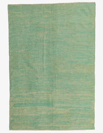 5' 8 x 8' 3 Hand Woven Kilim Modern Wool Rug
