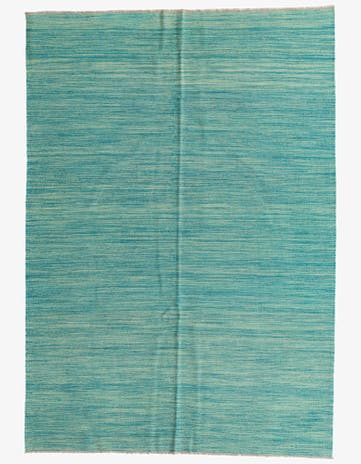 5' 7 x 8' Hand Woven Kilim Modern Wool Rug