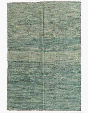 5' 5 x 8' Hand Woven Kilim Modern Wool Rug