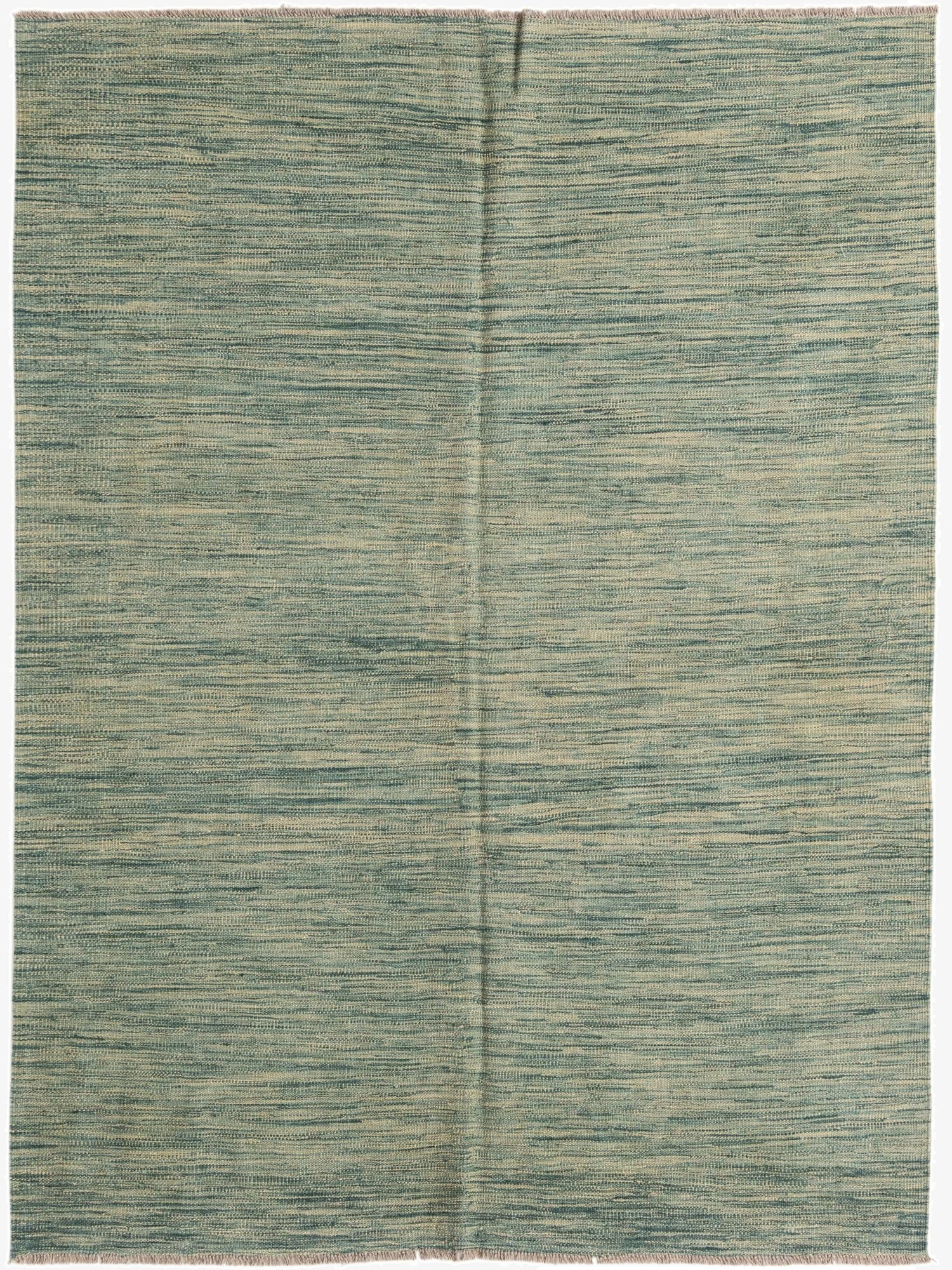 4' 9 x 6' 5  Hand Woven Kilim Modern Wool Rug