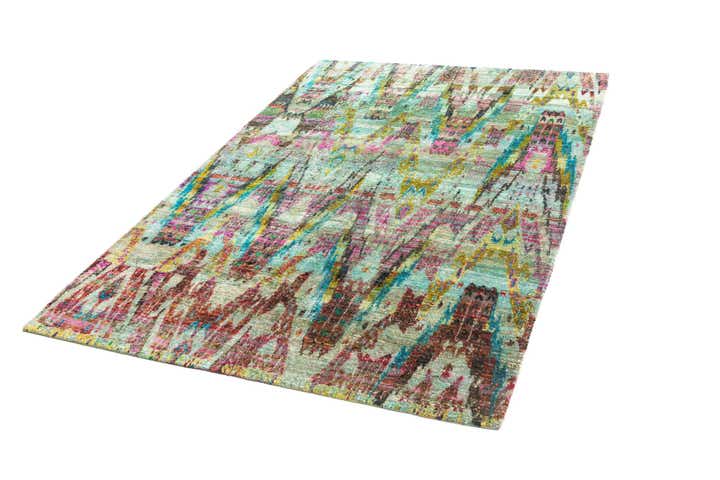 5' 11 x 9' 2 Hand Knotted Kundan Rug