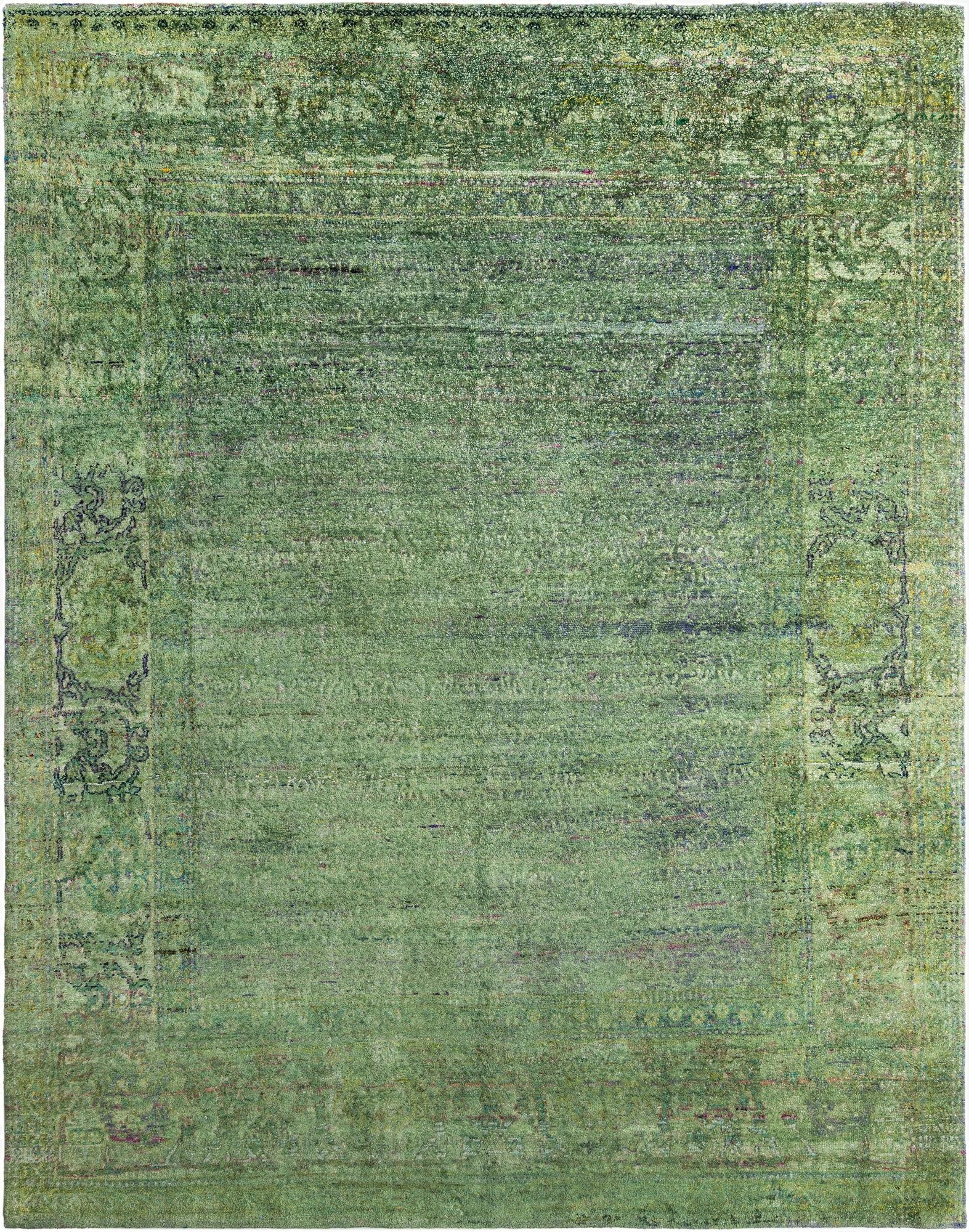 8' 9 x 11' 6  Hand Knotted Kundan Rug