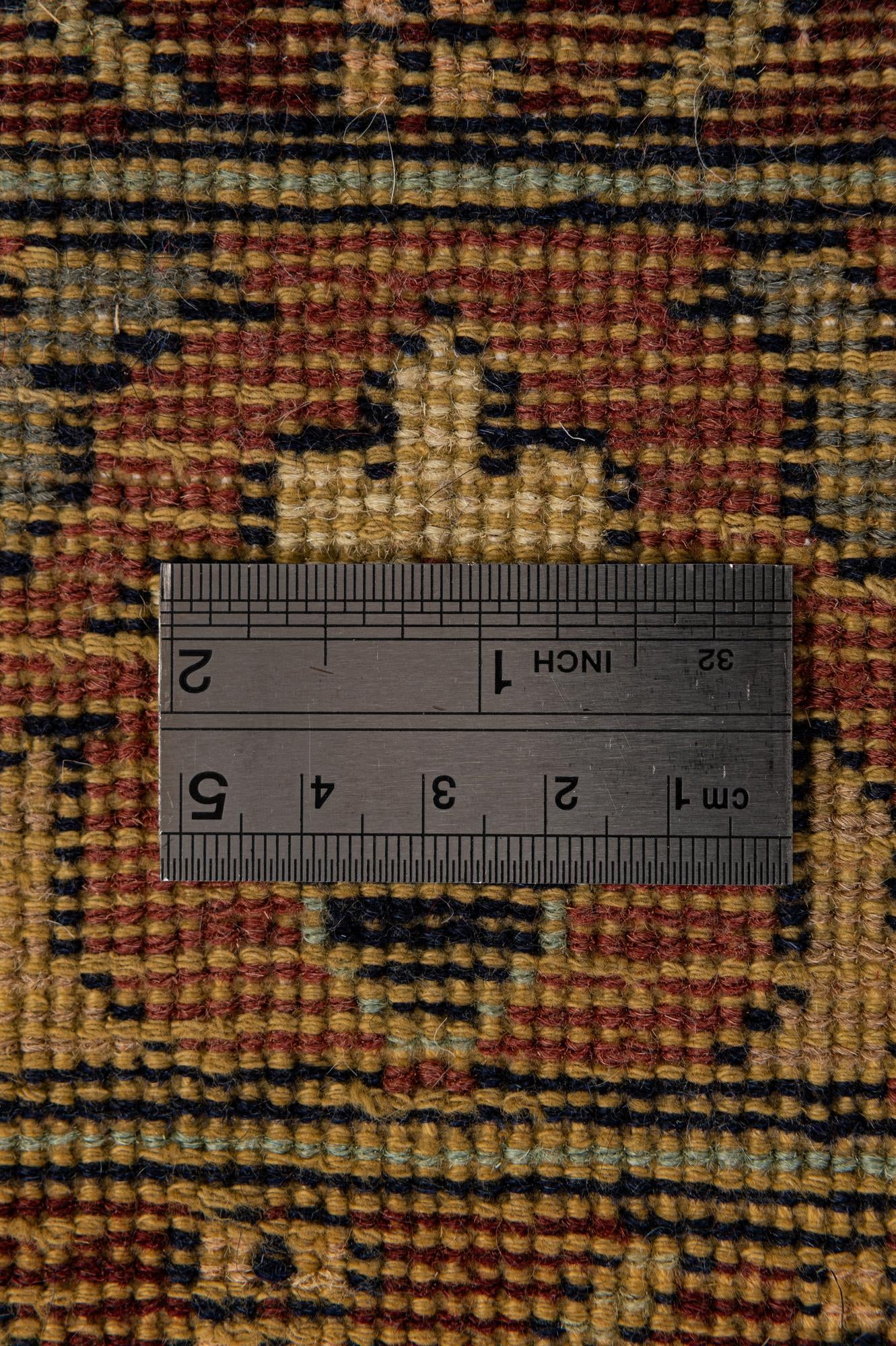 3' 2 x 5' 3 Hand Knotted Lahour Wool Rug