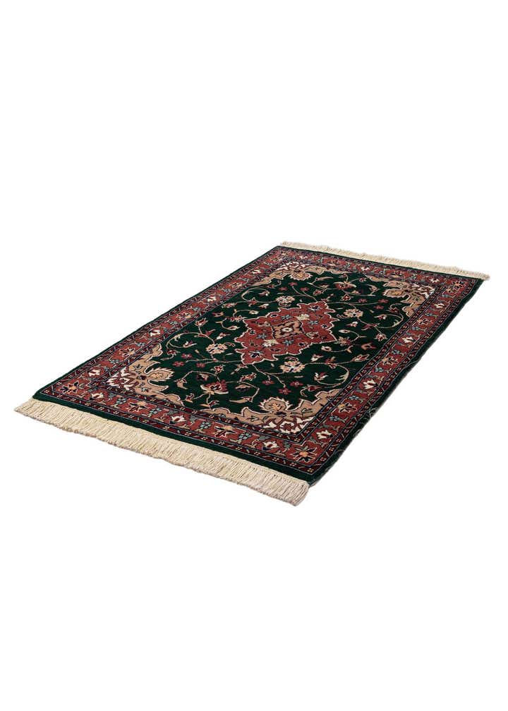 3' 2 x 5' 3 Hand Knotted Lahour Wool Rug