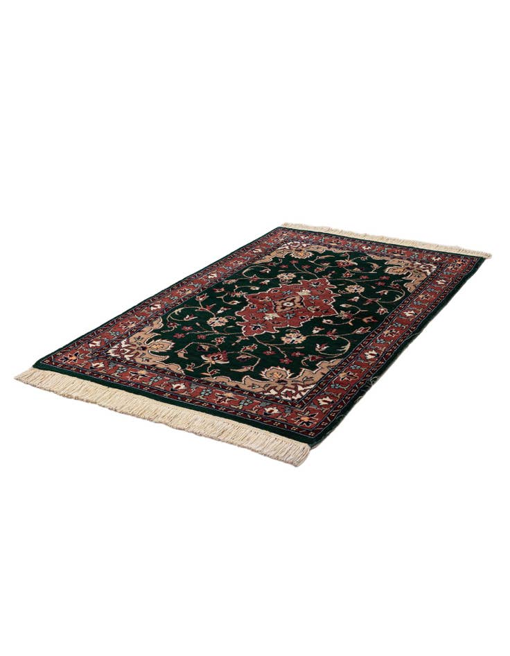 Detail image of 3' 2 x 5' 3 Hand Knotted Lahour Wool Rug