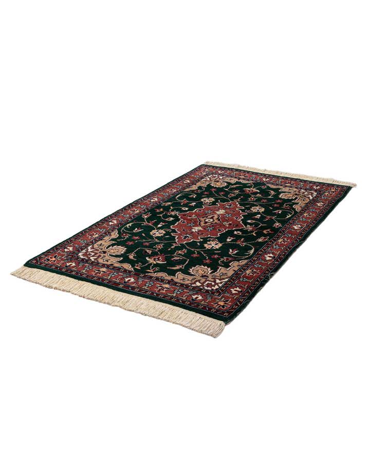 3' 2 x 5' 3 Hand Knotted Lahour Wool Rug