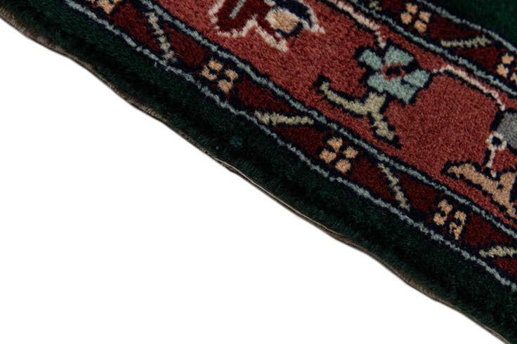 Detail image of 3' 2 x 5' 3 Hand Knotted Lahour Wool Rug