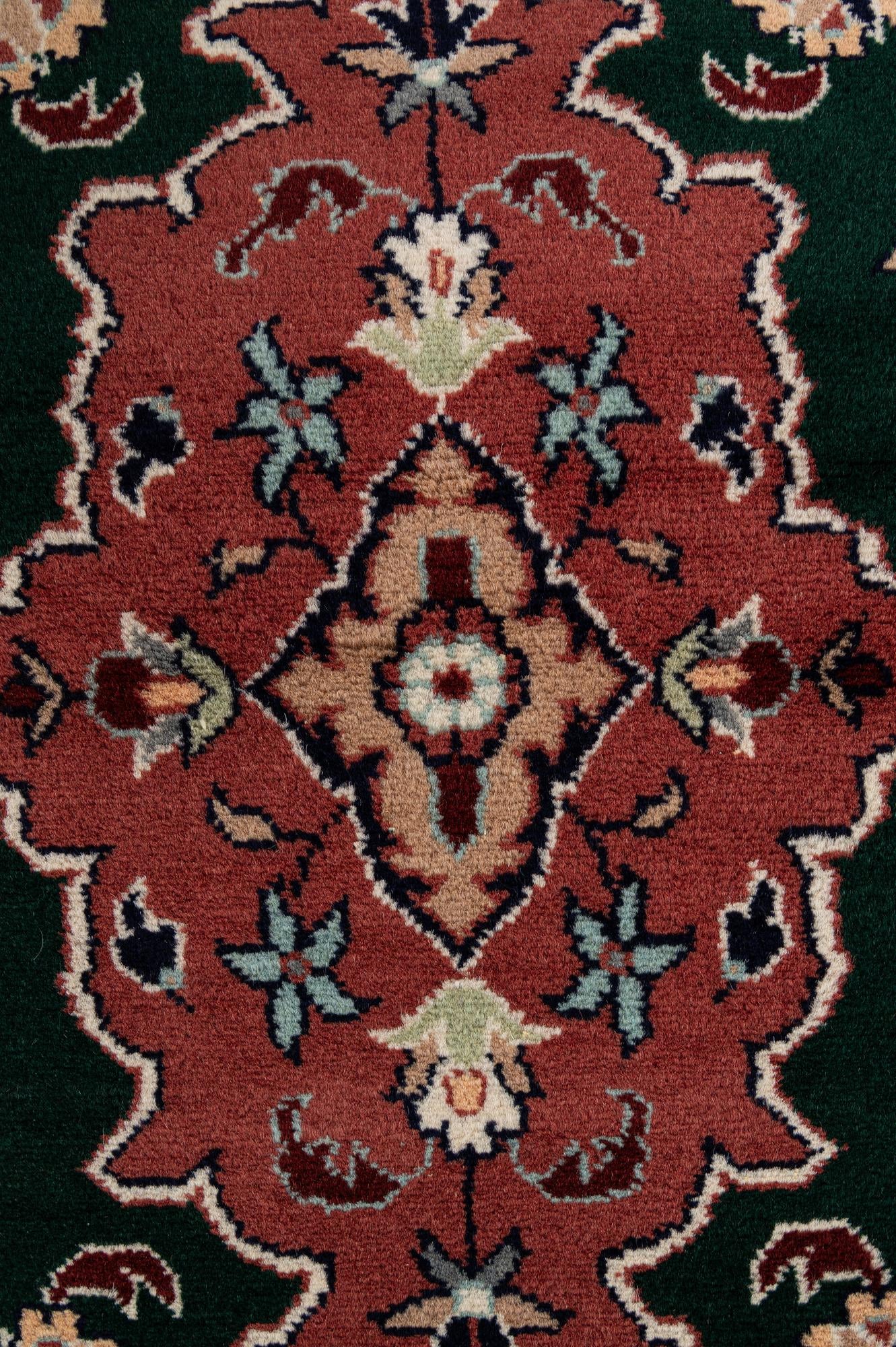 3' 2 x 5' 3 Hand Knotted Lahour Wool Rug