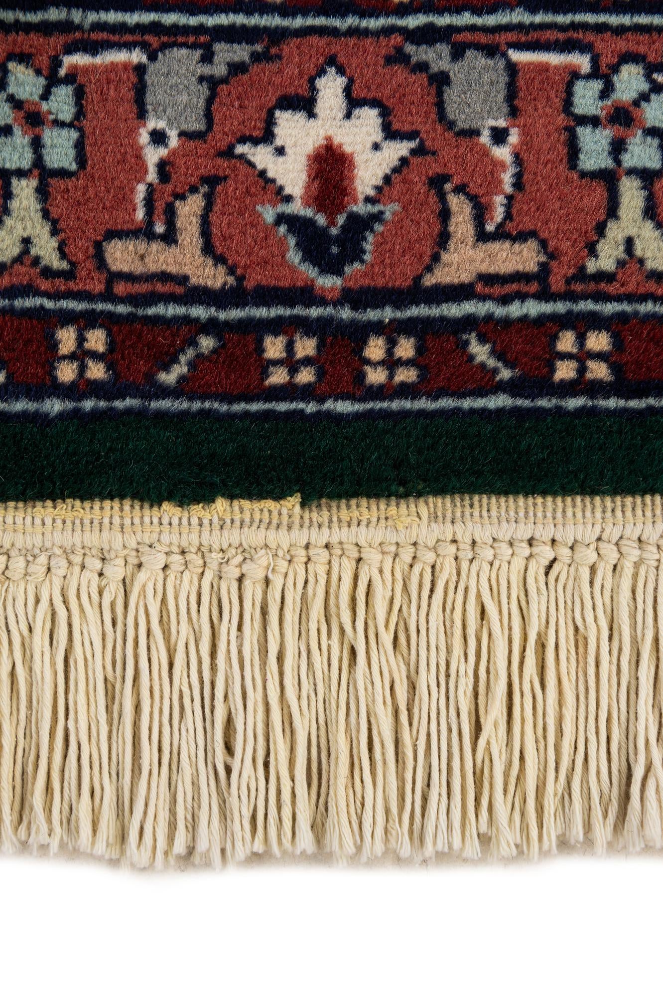 3' 2 x 5' 3 Hand Knotted Lahour Wool Rug