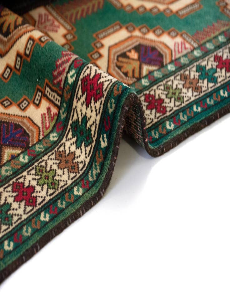 Detail image of 4' 4 x 6' 1 Hand Knotted Lambaran Persian Wool Rug