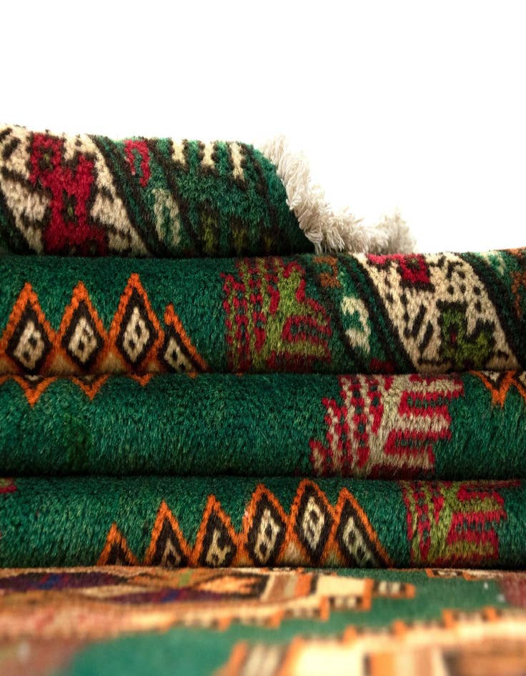 Detail image of 4' 4 x 6' 1 Hand Knotted Lambaran Persian Wool Rug