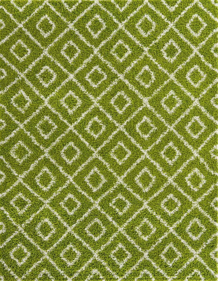 Detail image of 7' 10 x 10' Lattice Shag Rug