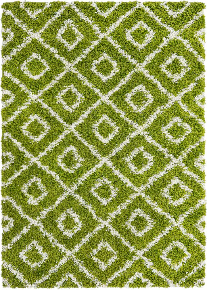 4' x 6' Lattice Shag Rug