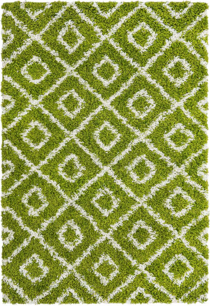 4' x 6' Lattice Shag Rug