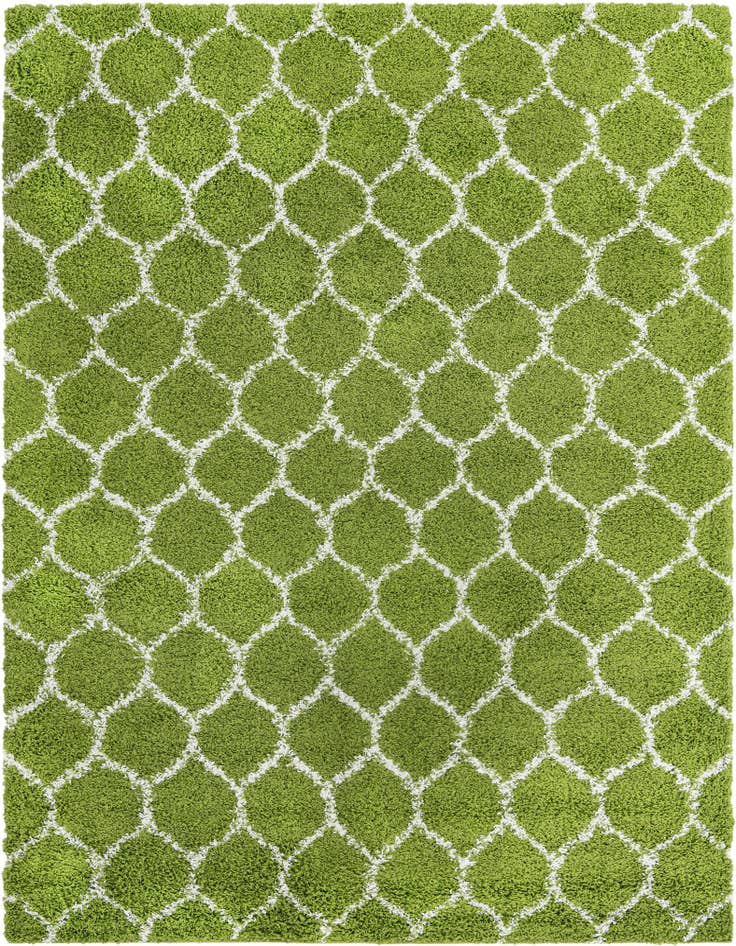 Detail image of 7' 10 x 10' Lattice Shag Rug