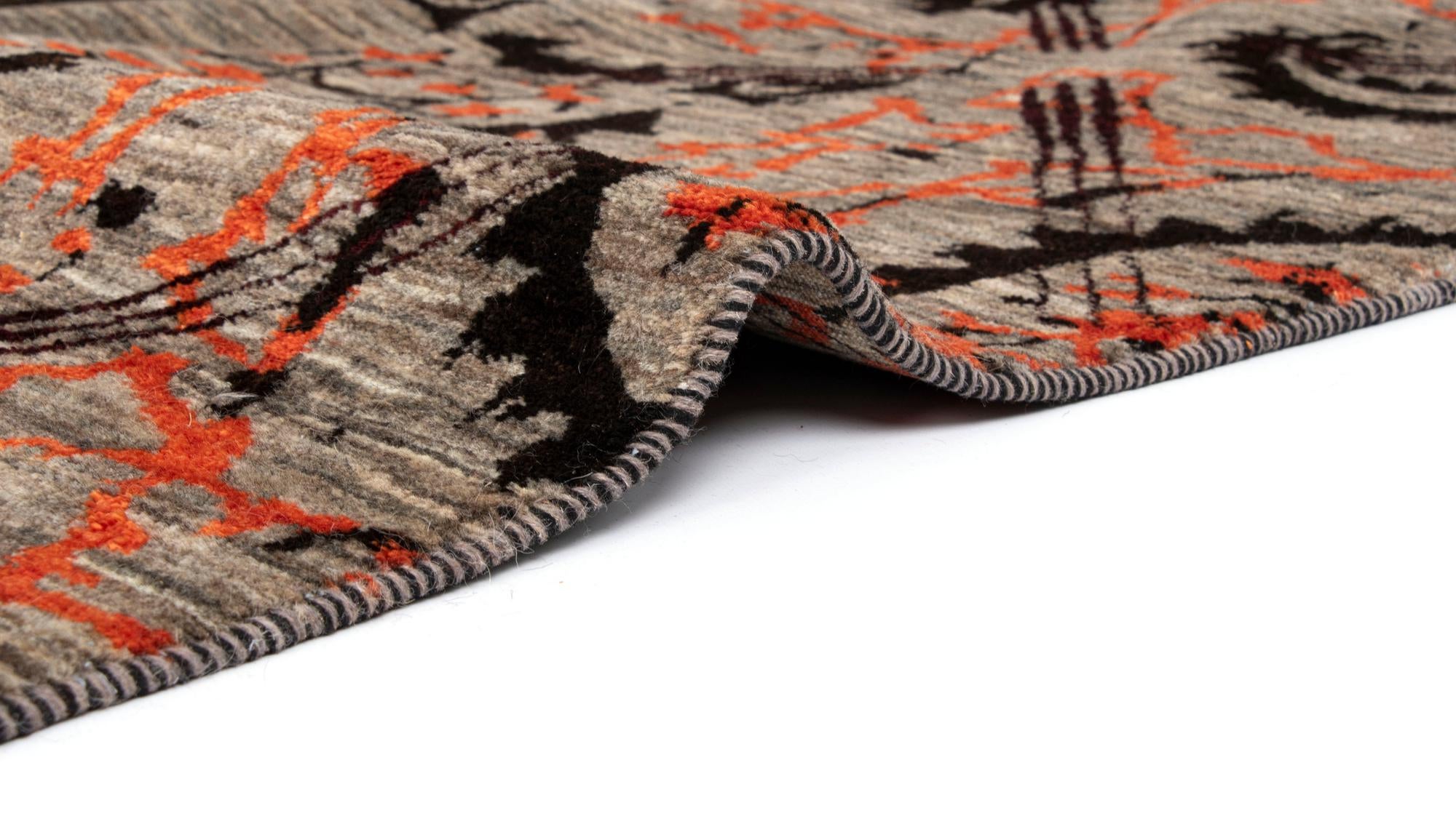 6' 11 x 9' 9 Luribaft Wool Rug