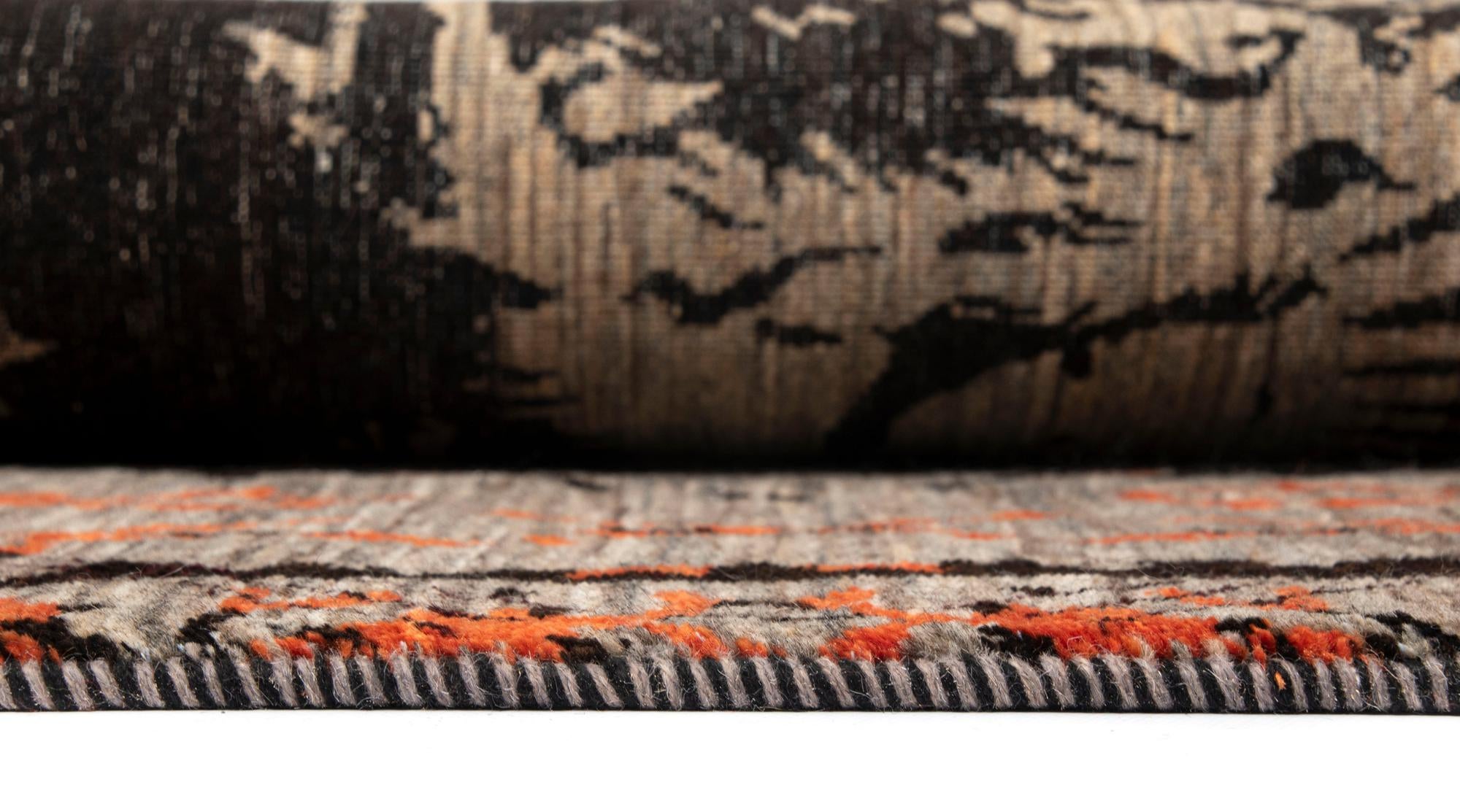 6' 11 x 9' 9 Luribaft Wool Rug