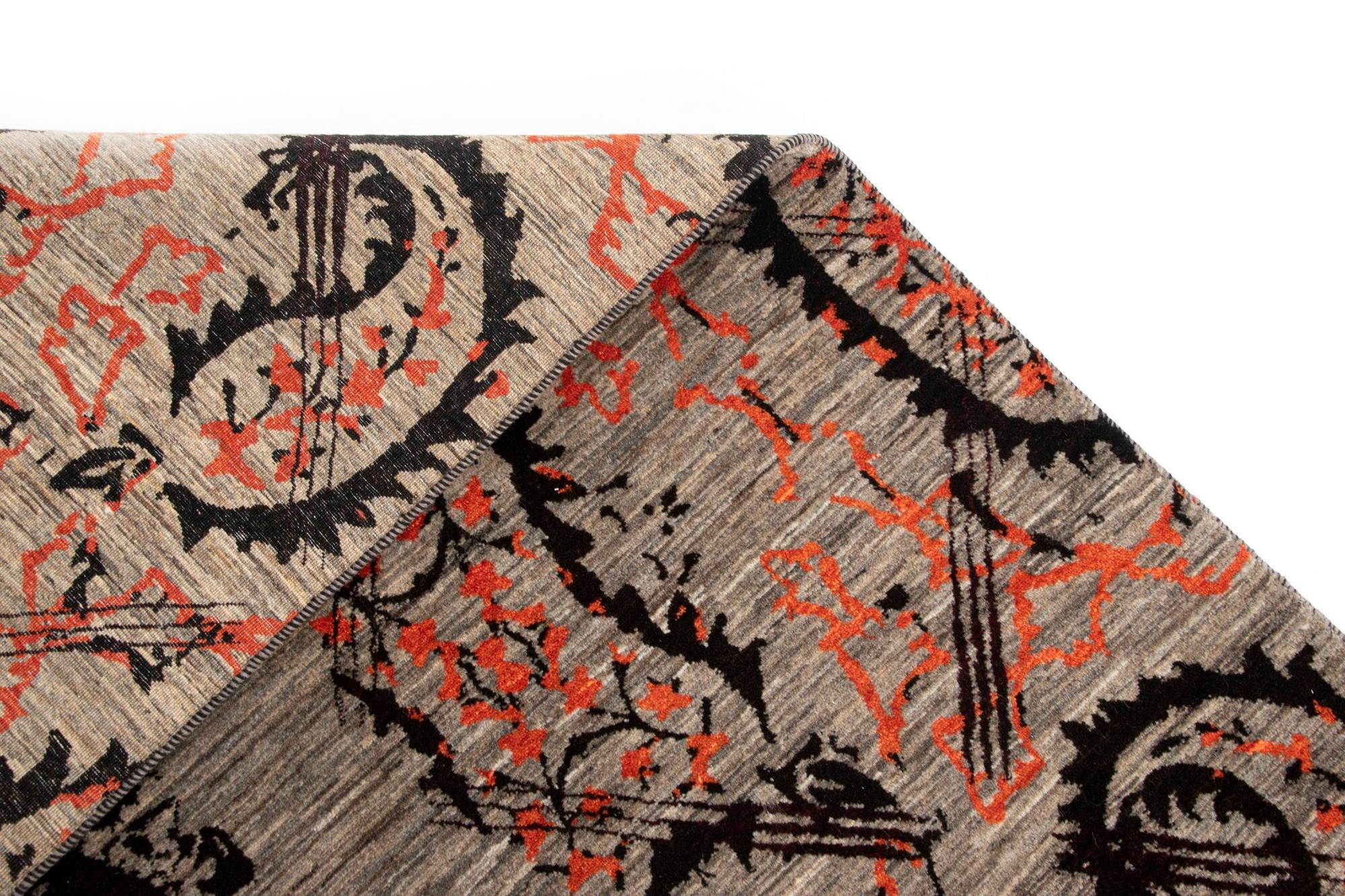 6' 11 x 9' 9 Luribaft Wool Rug