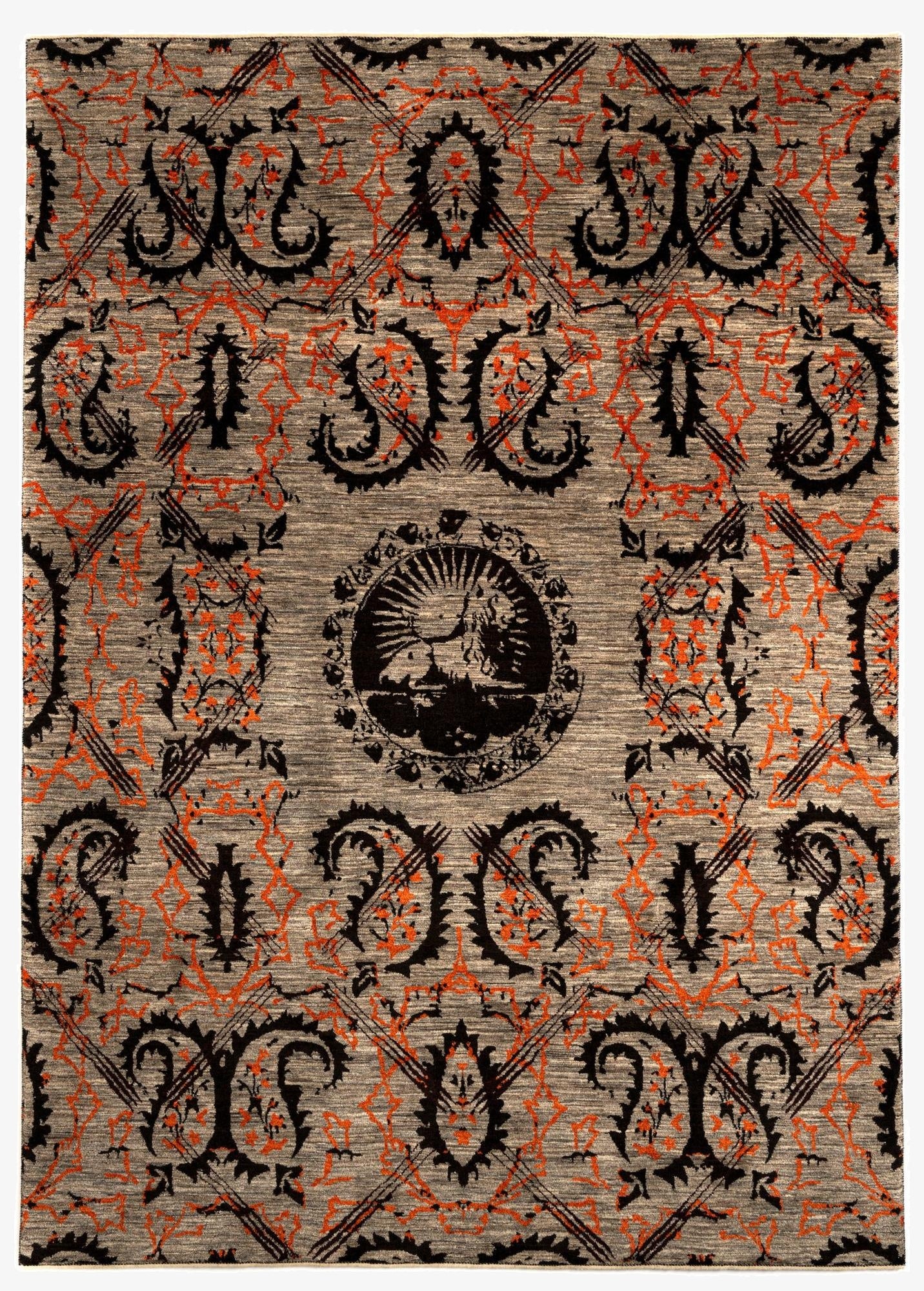 6' 11 x 9' 9 Luribaft Wool Rug