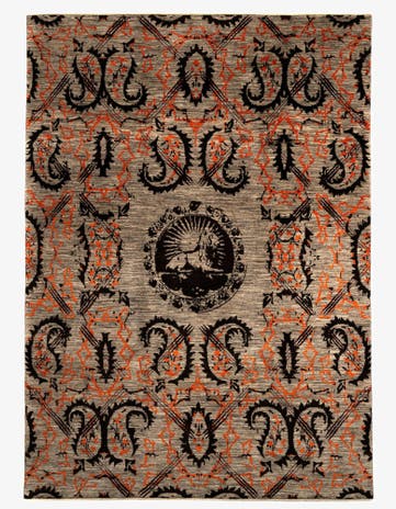 6' 11 x 9' 9 Luribaft Wool Rug