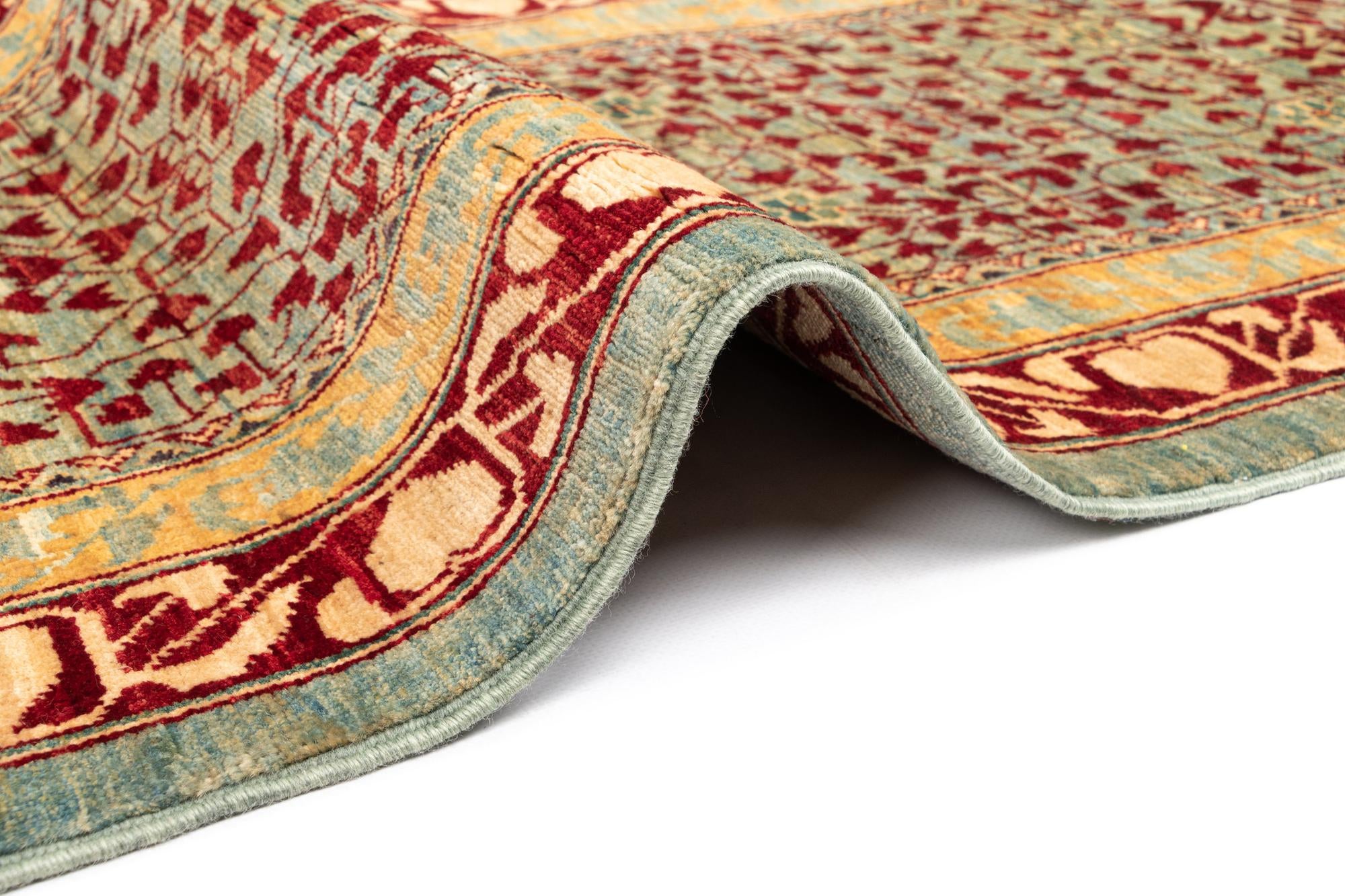 12' 3 x 15' 8 Mamluk Wool Rug