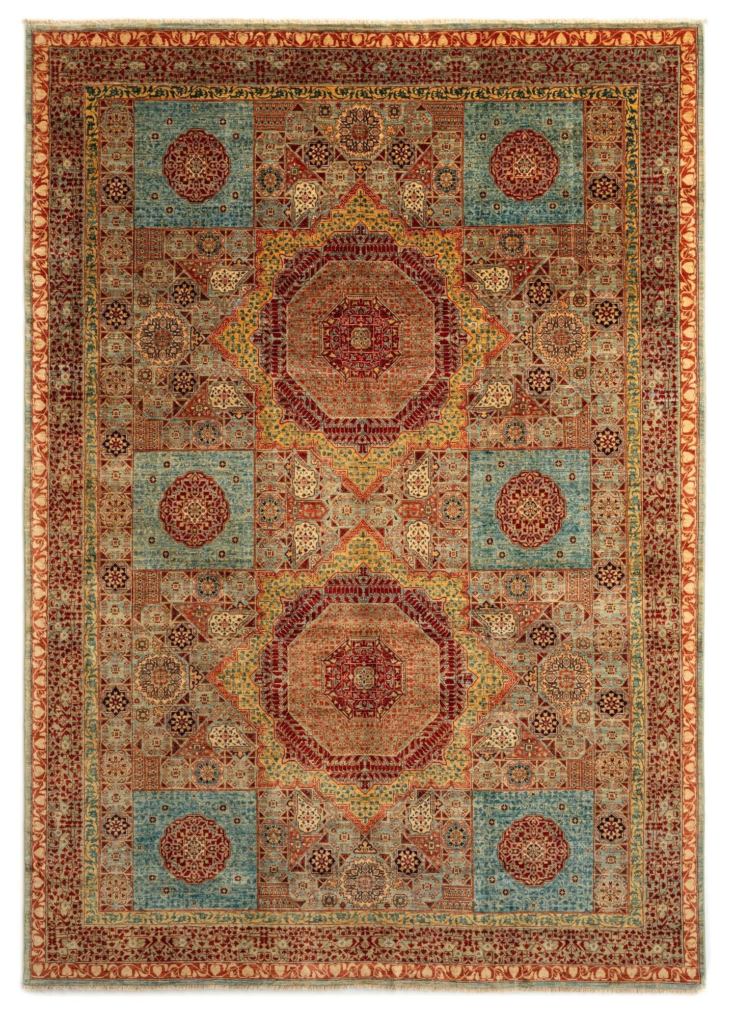 8' 2 x 11' 7 Mamluk Wool Rug