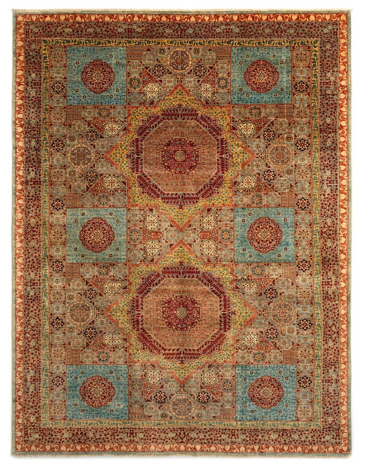 Detail image of 8' 2 x 11' 7 Mamluk Wool Rug