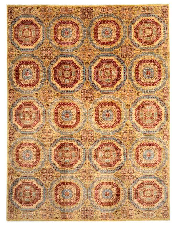Detail image of 8' 10 x 11' 7 Mamluk Wool Rug