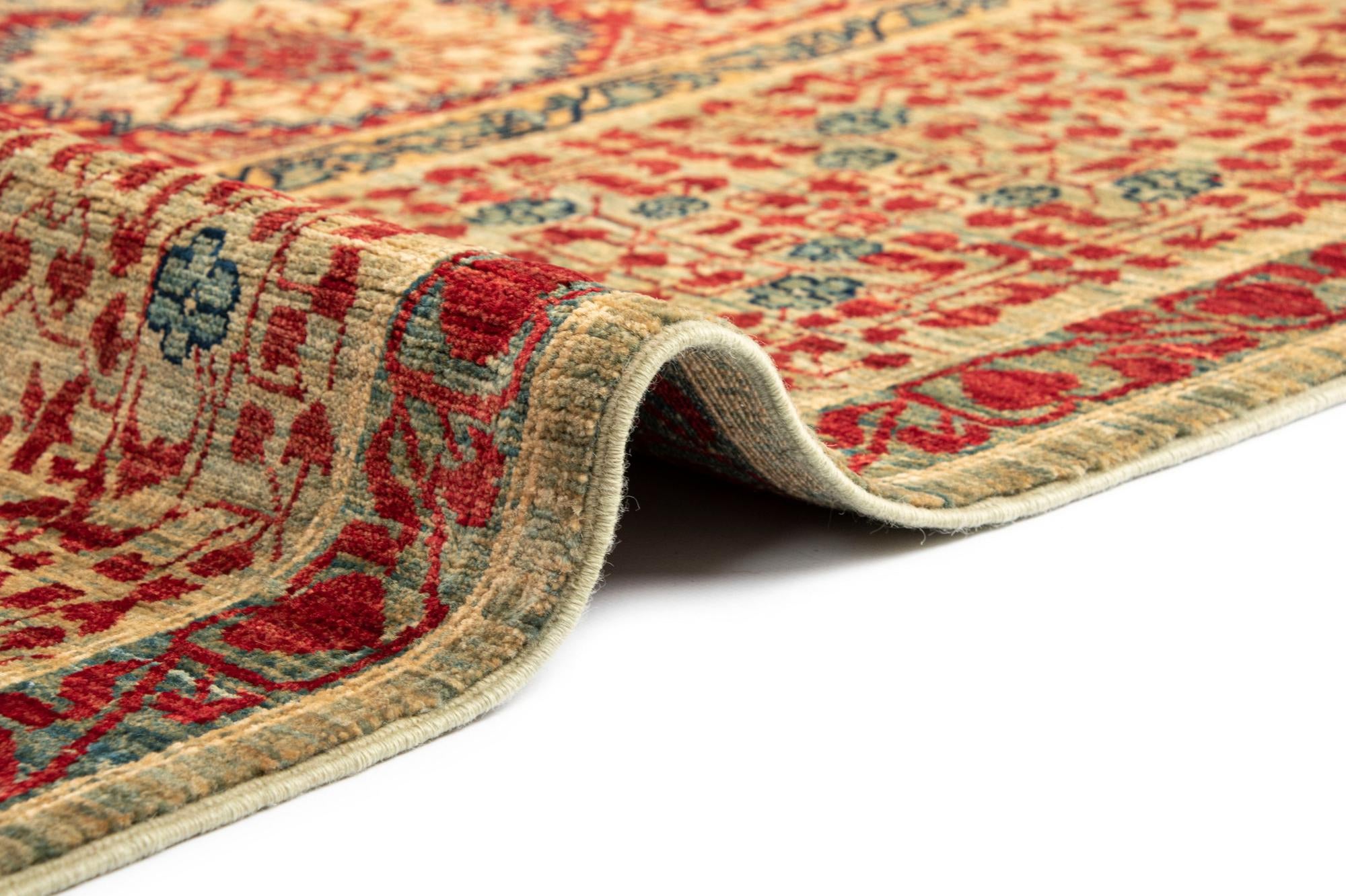 9' x 12' 3 Mamluk Wool Rug