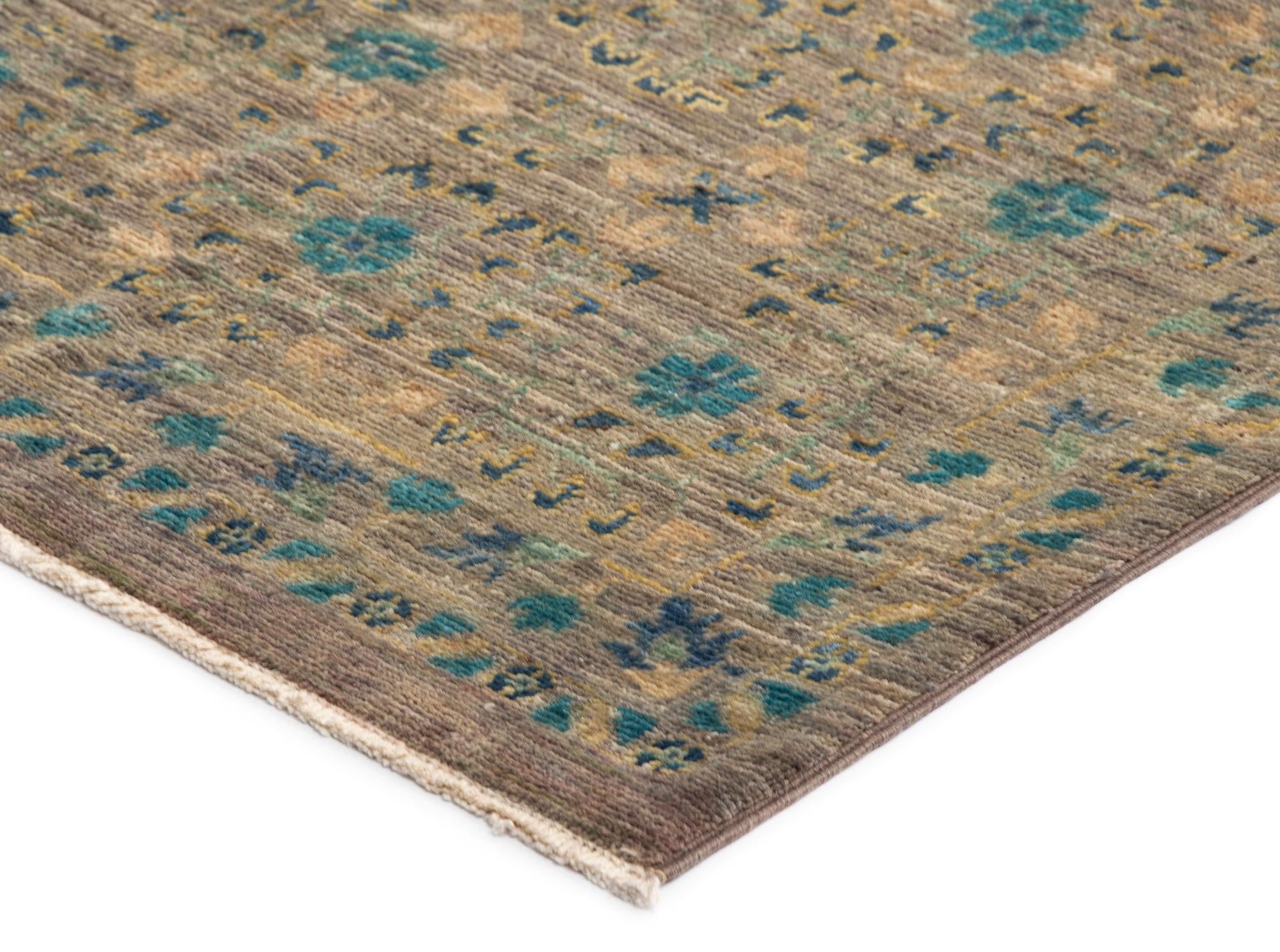 9' x 12' 4 Mamluk Wool Rug