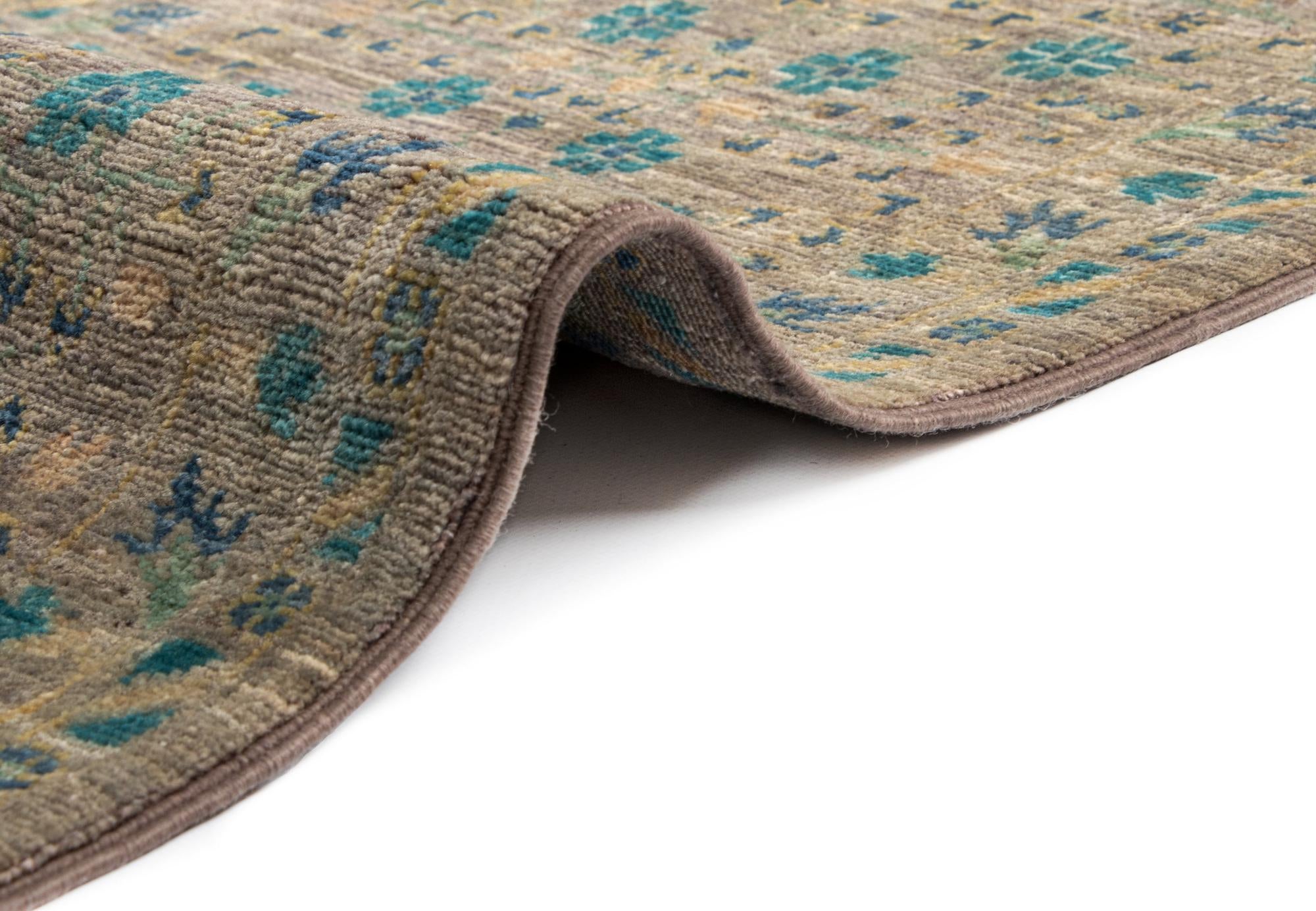 9' x 12' 4 Mamluk Wool Rug