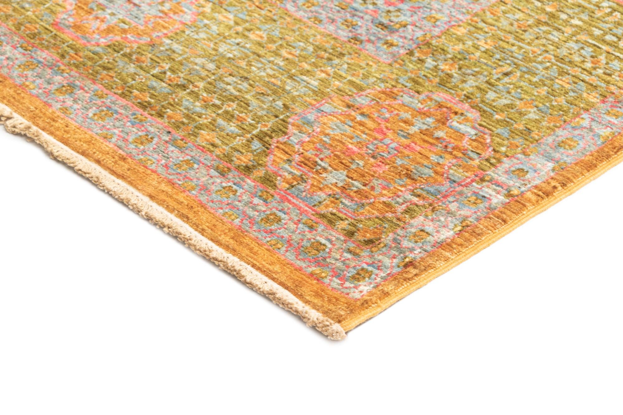 7' 11 x 11' 3 Hand Knotted Mamluk Rug