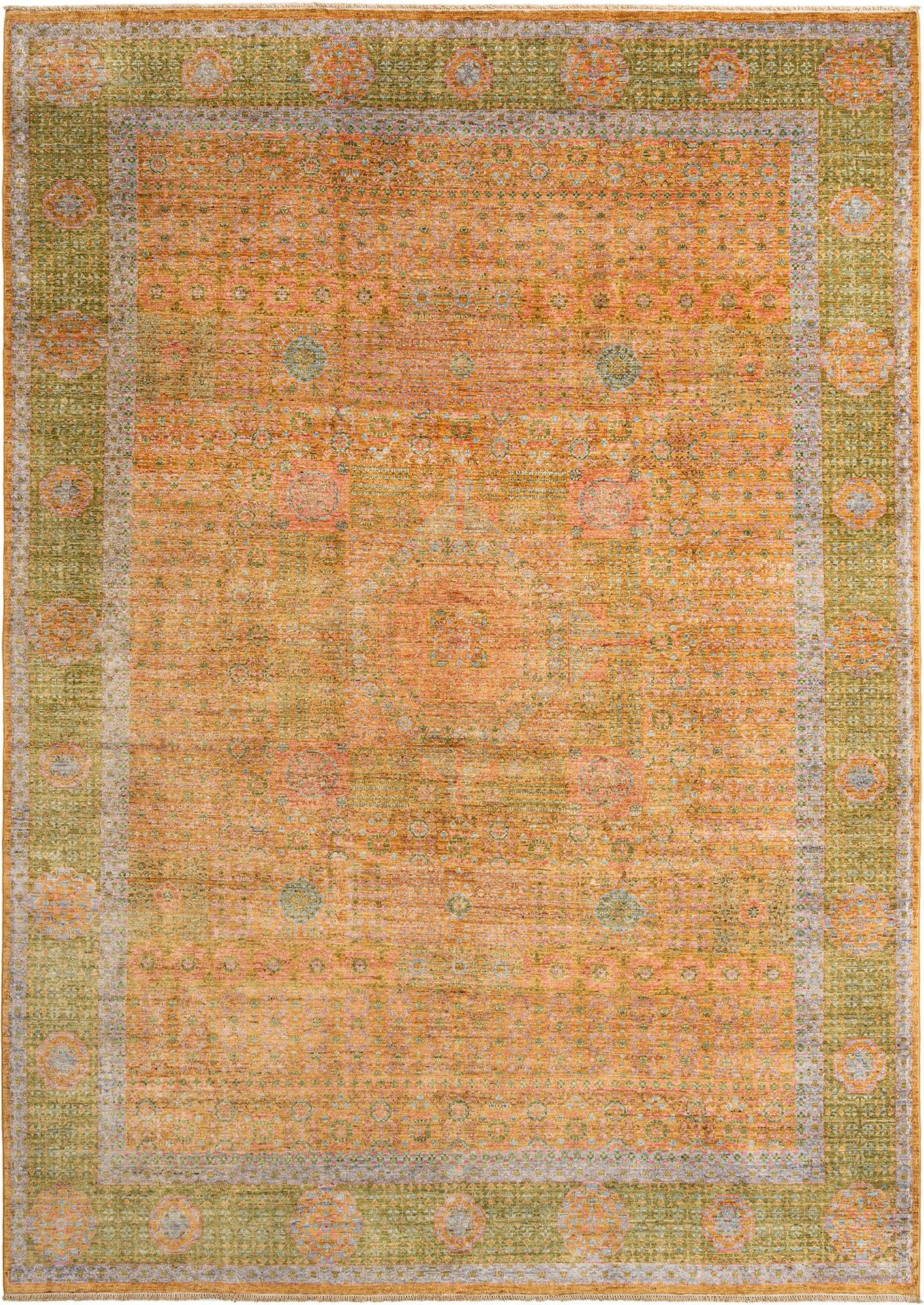 7' 11 x 11' 3 Hand Knotted Mamluk Rug