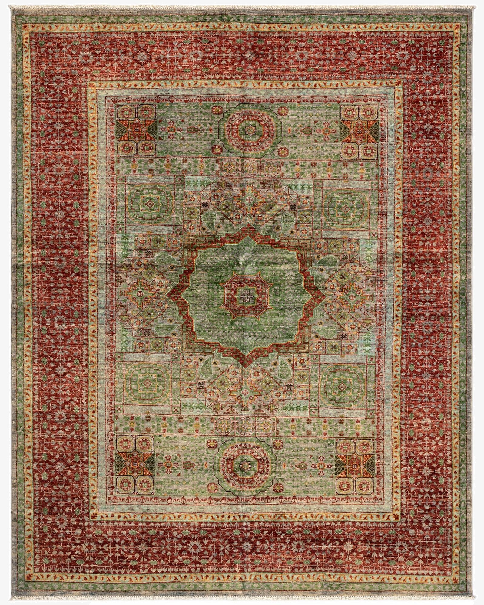 5' 2 x 6' 7 Mamluk Rug