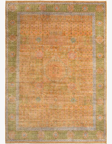 7' 11 x 11' 3 Hand Knotted Mamluk Rug
