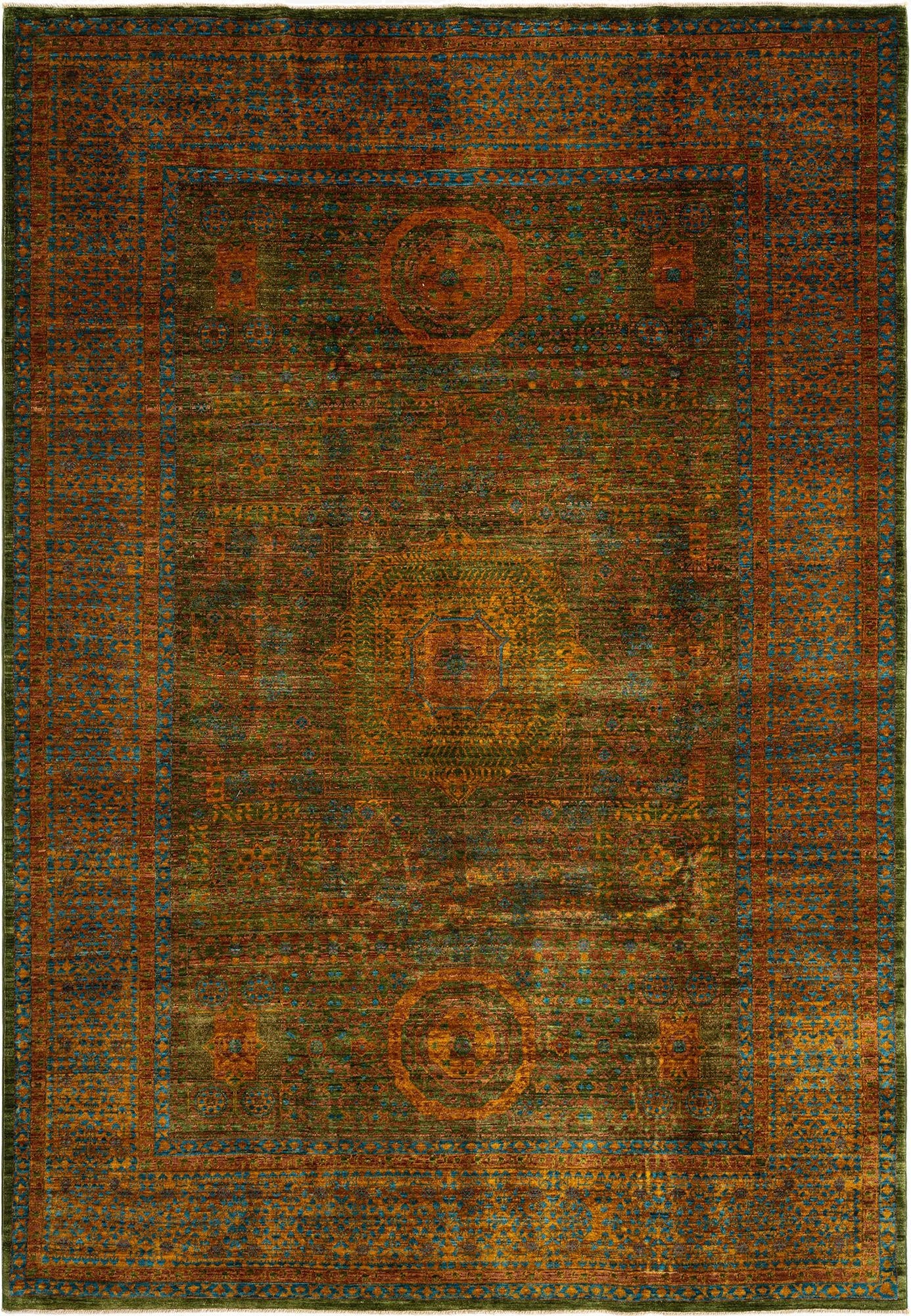 6' 11 x 9' 10 Mamluk Rug