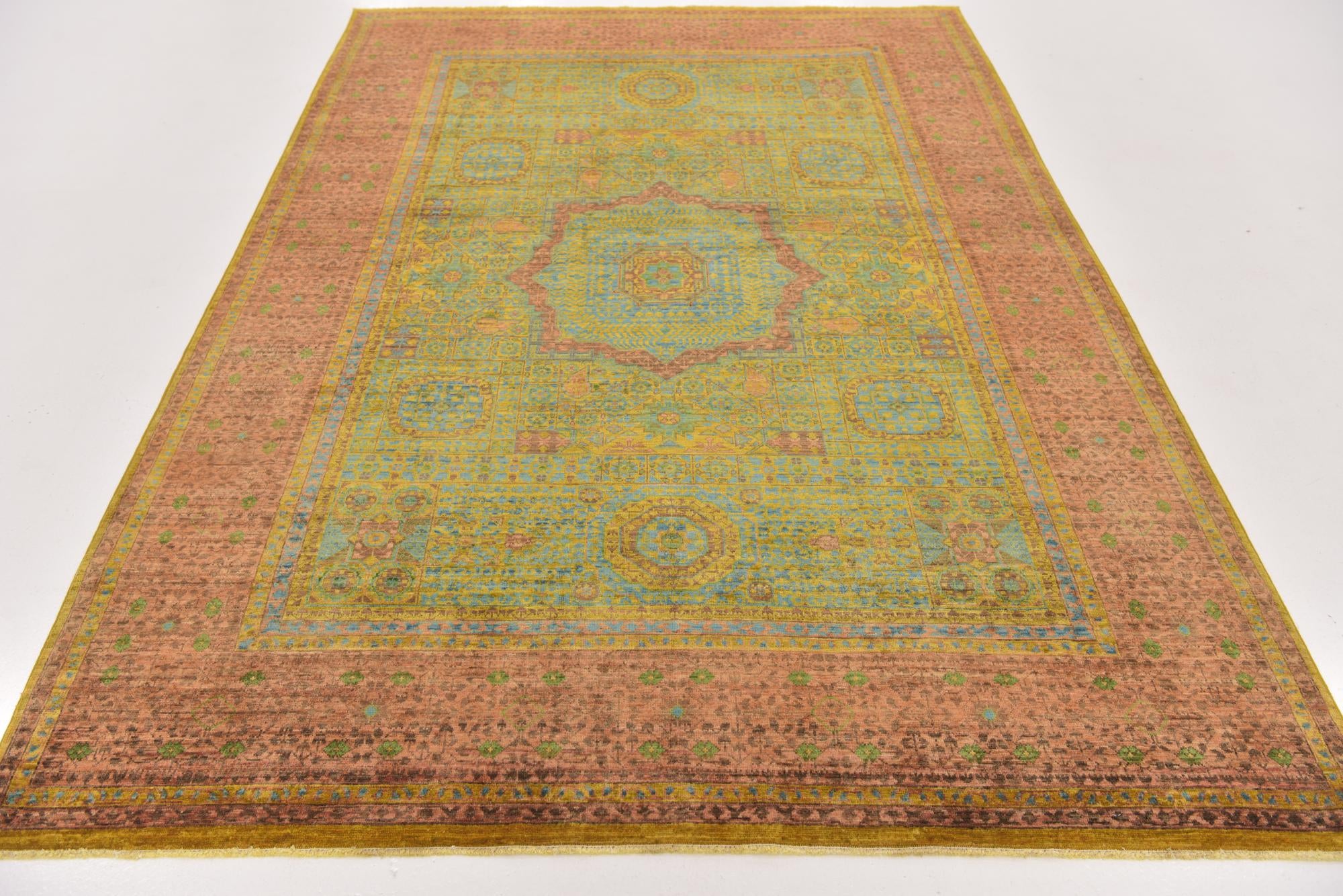 175cm x 250cm Hand Knotted Mamluk Ziegler Oriental Rug